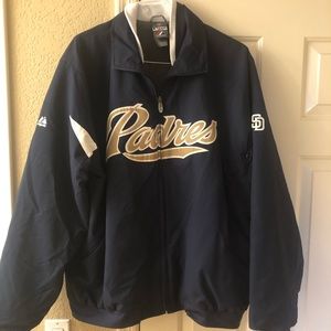 Padres Majestic Jacket XL